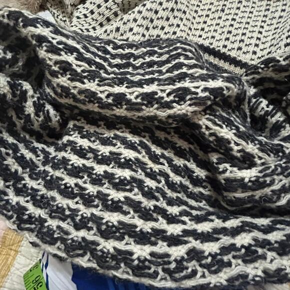 Fana Knit Norway Vintage Sweater Mens S Blue Beige Long Sleeve Chunky Warm - Picture 13 of 13